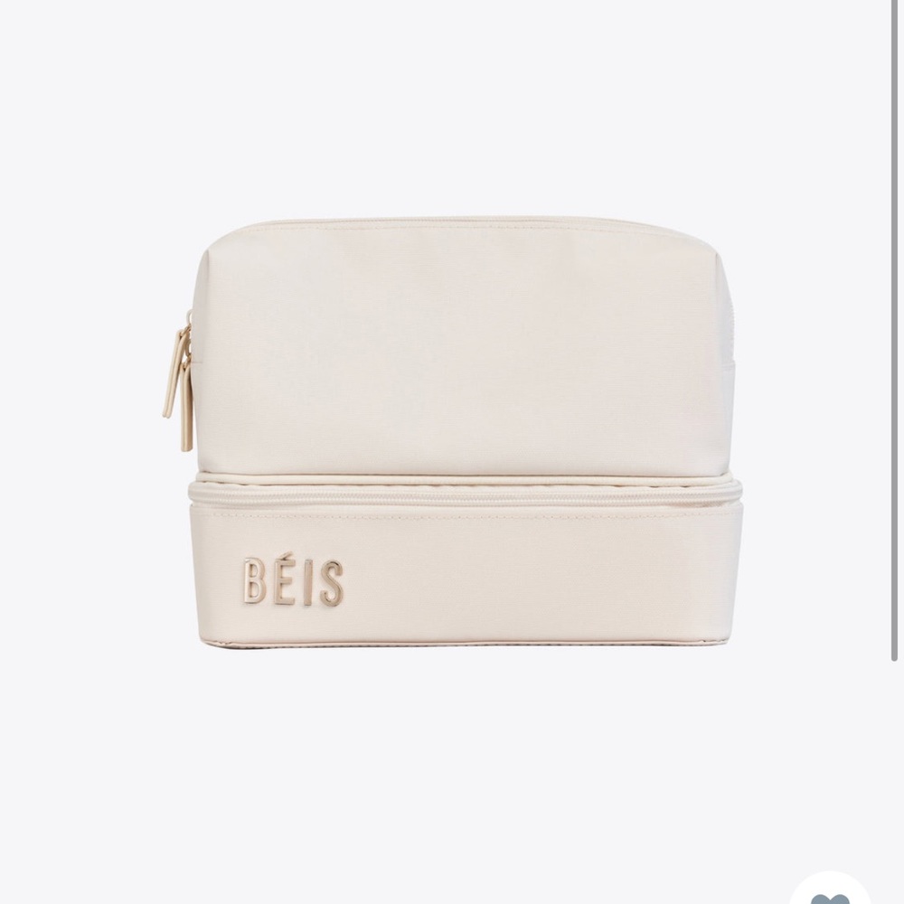 Beis The Cosmetic Organizer in Beige